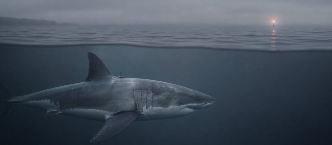 Alexandre_Fortier_2026-07-27_quatre_requins_blancs_detectes_science_pas_panique